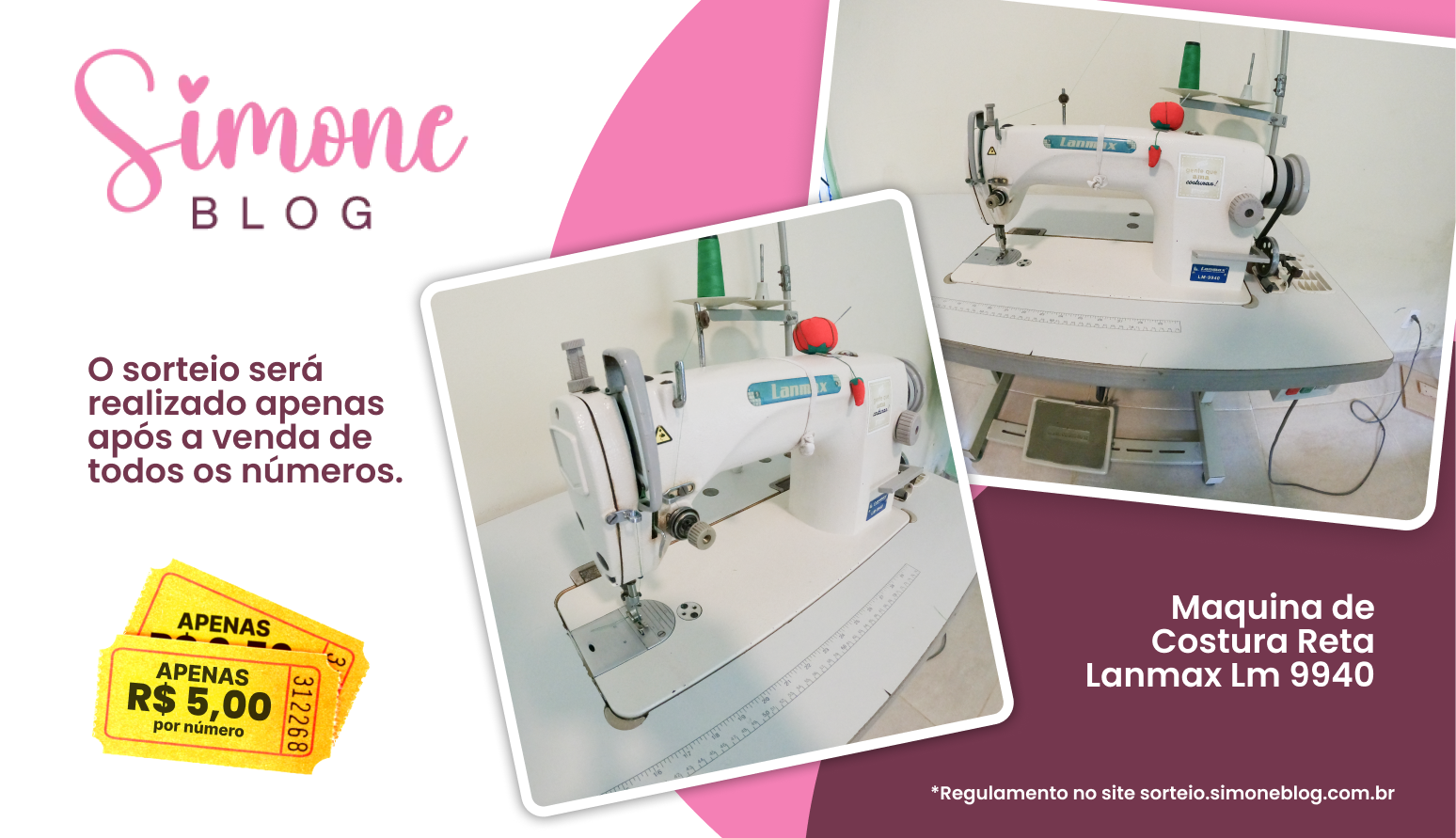 Maquina de Costura Reta Lanmax Lm 9940